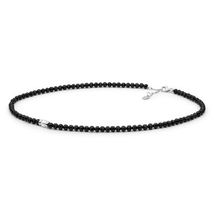 Colier cu perla naturala si spinel cu argint DiAmanti 224-105-G (Argint 925‰ 0,8 g.)